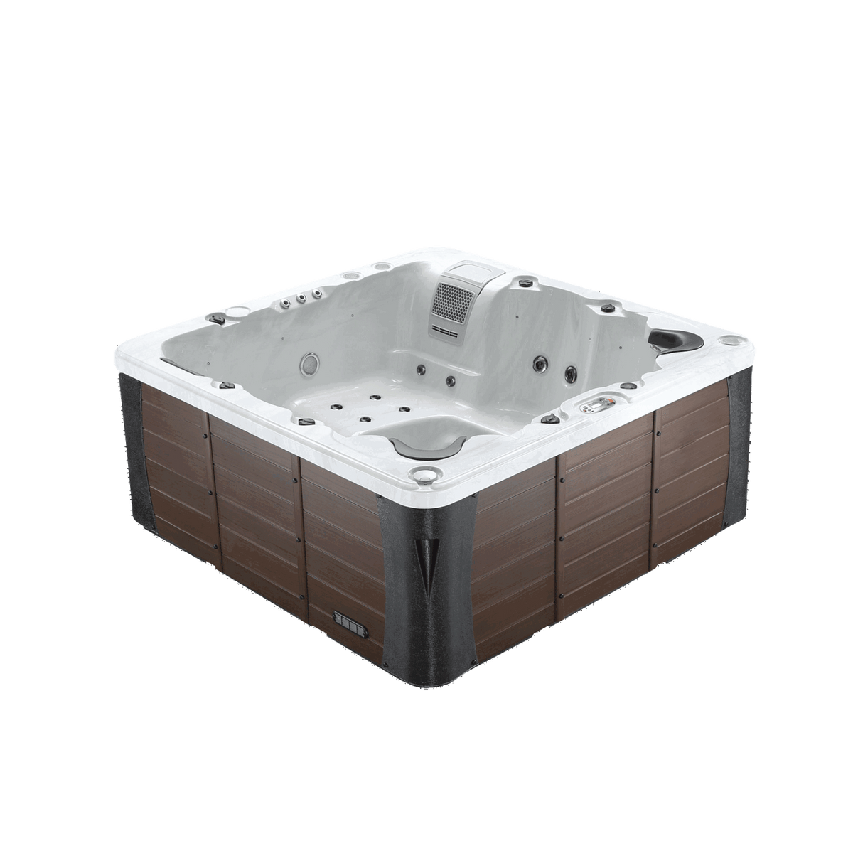 LYS6000 Luxury 240V 6 Person Spa side view