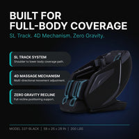 4D Massage Chair: Full Body Zero Gravity Massage Chair Full Body SL Track Chair Massage Black — Results & Stats
