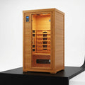Infrared Sauna Built for Home Wellness, Low EMF Carbon Heaters, Hemlock Wood, Bluetooth Speakers