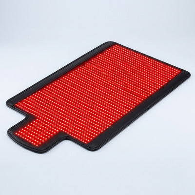 Red Light Therapy Mat Designed for Full Body Coverage, 1370 LEDs, 660nm & 850nm Wavelengths, Premium Leather