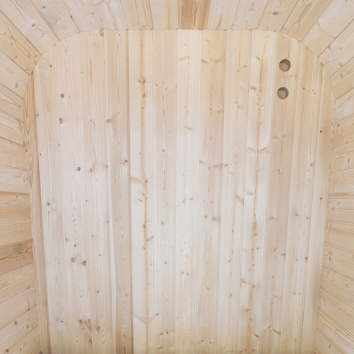 Auris One Luxury Outdoor Cedar Sauna interior