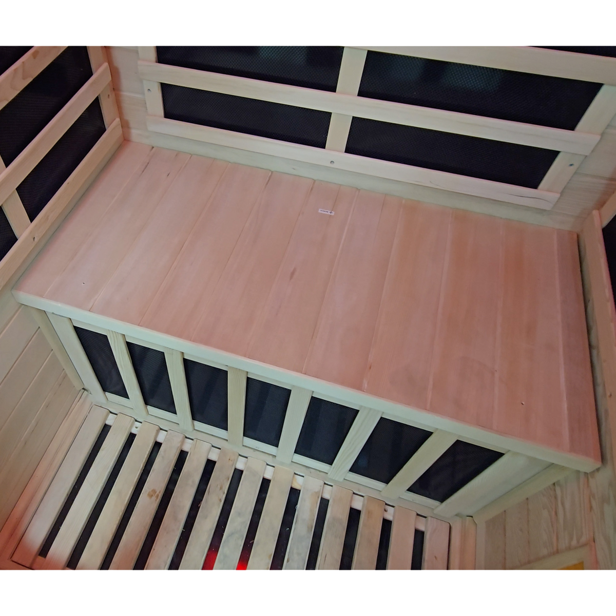 Tremblant 1-Person Infrared Sauna interior