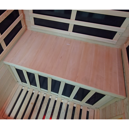 Tremblant 1-Person Infrared Sauna interior