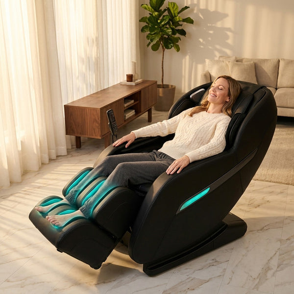 Massage Chair Designed for Full Body Relief, Zero Gravity Position, SL Track System, Air Compression