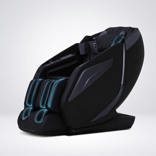 4D Massage Chair: Full Body Zero Gravity Massage Chair Full Body SL Track Chair Massage Black — Studio Shot