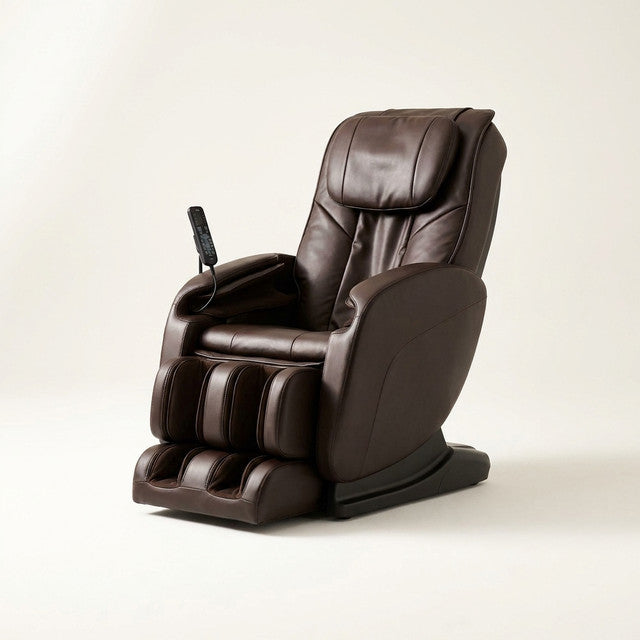 Massage Chair Built for Deep Tissue Relief, Zero Gravity Recline, SL Track System, Quad Roller Technology — Studio Shot