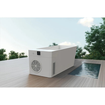 Orivon Frost Cold Plunge Tub - outdoor rooftop setting